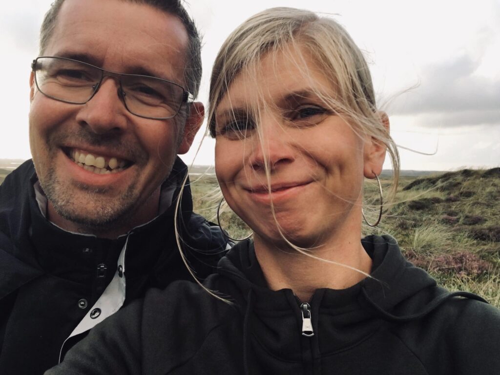 Martin og Pia Stigaard Skammelsen på vandretur