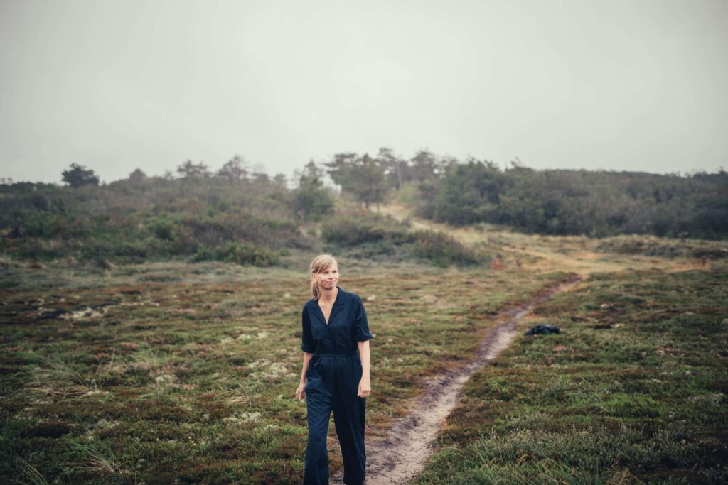 Pia Stigaard Skammelsen på vandretur