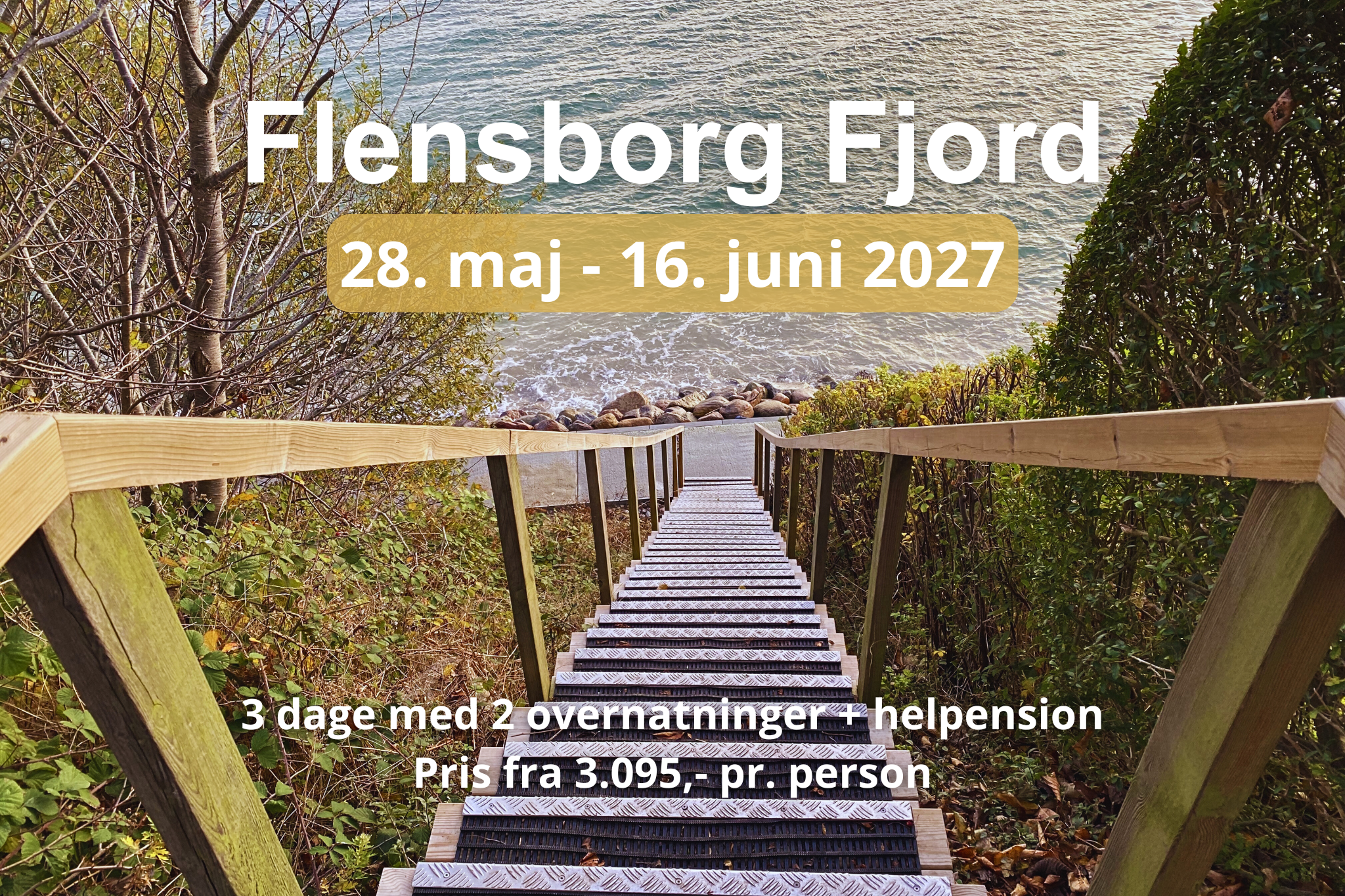 Trappe ned til Flensborg Fjord